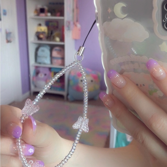 Butterfly phone strap - Picture 6 of 7